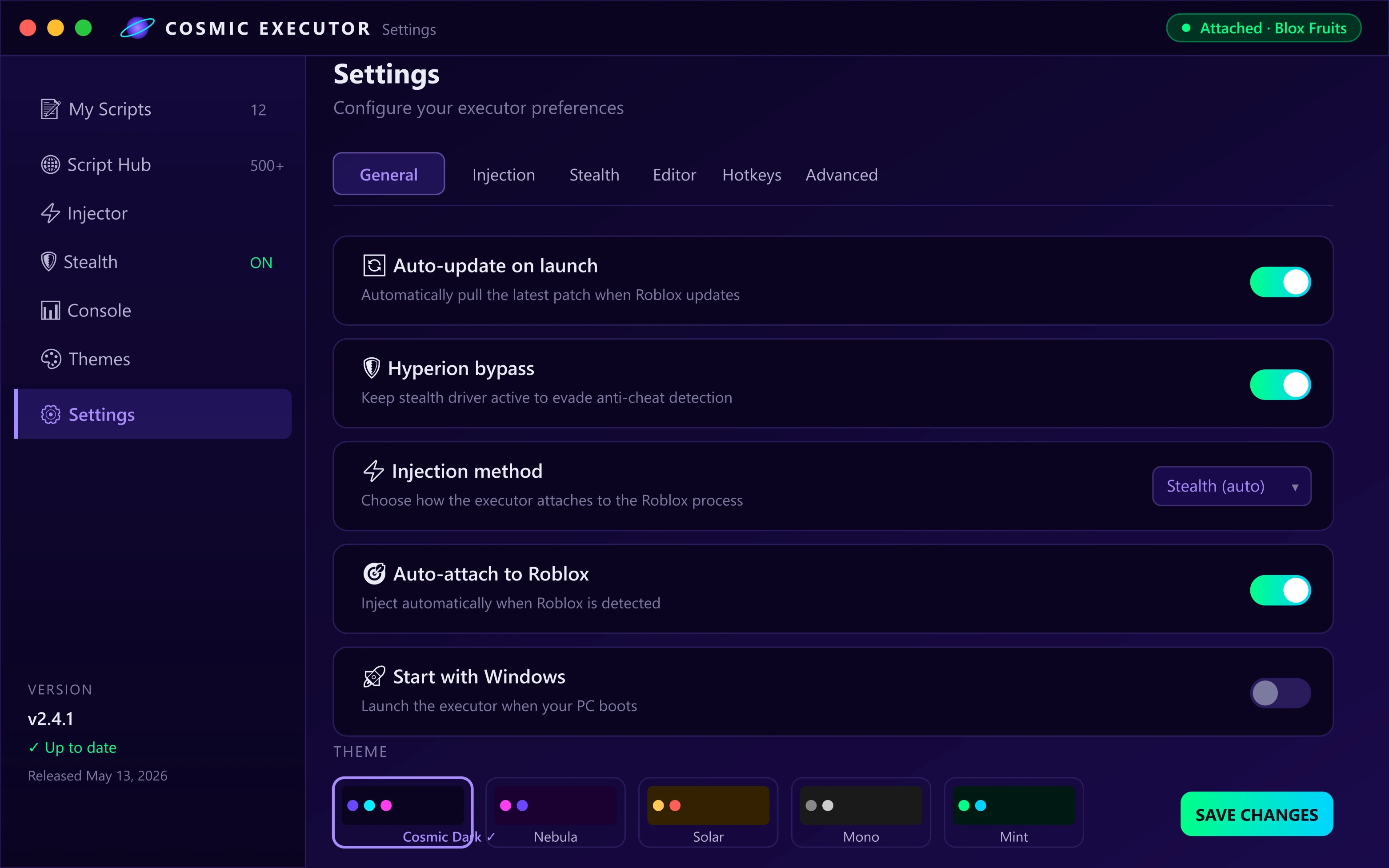 Debug console output and error tracking